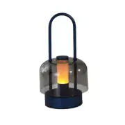 NNEDSZ Dark Blue Portable Rechargeable LED Lantern - Touch Control, Adjustable B