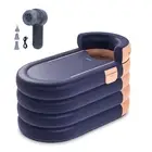 Freestanding Wireless Electric Inflatable Adult Bathtub for Bathing, Adult spa