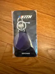 Kith X BMW Rondel Leather Keyring Techno Violet Brand New