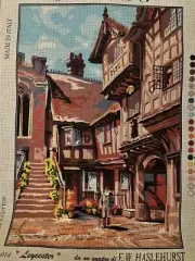Printed needlepoint Tapestry 45x60cm Leycester Canvas Only Krainer
