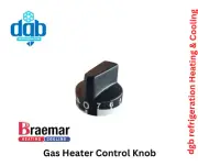 Genuine Braemar Gas Heater Control Knob for WF2000, WF30, WF40 Wall Furnace