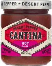 Desert Pepper Cantina Hot Red Salsa - 16 oz (Pack of 6)