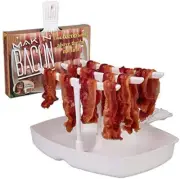 The Original Microwave Bacon Dish - Makes Crispy Bacon in Minutes - Simple, Qui