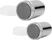 Elegant Stainless Steel Fine Mesh Shaker Powdered Sugar Cocoa Matcha Flour Shaker Duster for Home Kitchen