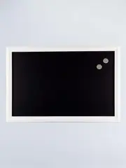 U Brands Magnetic Chalkboard, 20 x 30 Inches, White Wood Frame (2073U00-01)