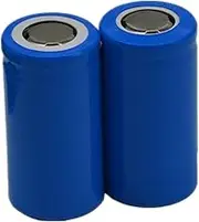 2X 18350 Battery for LED Torch Flashlight Headlamp 3.6/3.7V Li-ion Rechargeable Top Flat 3C u1a Diameter:18mm Length:35mm