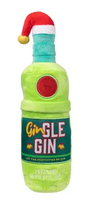 Gin-Gle Gin Soft Christmas Dog Toy 8cm x 8cm x 29cm by FuzzYard