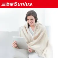 在飛比找momo購物網優惠-【Sunlus三樂事】隨意披蓋電熱毯