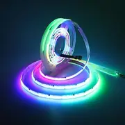 ALITOVE Addressable COB LED Strip Lights RGB IC WS2811 Cuttable LED Rope Light Room Decor 6.56FT 1440LEDs Programmable Digital Flexible LED Light Strip for Bedroom TV(No Power Supply & Controller)