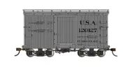 Bachmann Spectrum 18' Wood Boxcar 2-Pack USA #120016/120127 Gray - On30 Scale