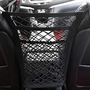 3-Layer Universal Car Seat Net Organizer,Car Purse Storage & Pocket (for Smaller Items) Kid Pet Barrier