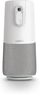 Conference Webcam with Speaker & Microphone, Portable Conference Camera, All-in-1 Wide-Angle 90° Camera for HD1080P Video Call, 16ft Voice Pickup, Sliding Privacy Protection Cover