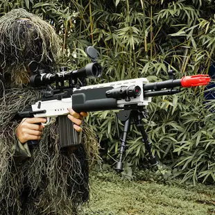 小蒙玩具賣場小黑牛MK14軟彈槍狙擊M14ebr妹控成人玩具槍電動連發仿真模型道具