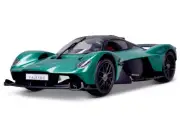2023 Aston Martin Valkyrie Diecast Model Car Green Metallic Matt Black 1/18 M...