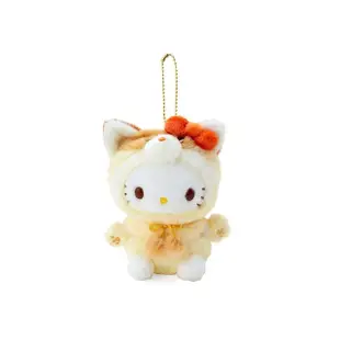 【SANRIO 三麗鷗】森林動物裝系列 造型玩偶吊飾 Hello Kitty 狐狸