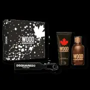 DSQUARED2 Wood Trio Key Ring Set