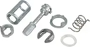 XEBRAD 3B0837167 Front Door Lock Cylinder Barrel Repair Kit Silver Tone Car Door Lock