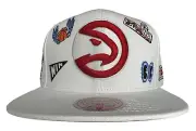 Mitchell & Ness NBA Atlanta Hawks Hand Drawn Snapback Hat, Cap, New