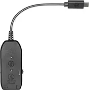 Audio-Technica ATR2x-USB 3.5 mm to USB Digital Audio Adapter with Mic and Headphone Inputs