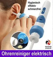 Ear Cleaning Wizardry, Soft Headed Electric Suction Device For Gently Removing Earwax, Ergonomically Designed Portable Ear Cleaner With Efficient