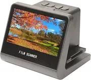 Wisoqu Film & Slide Scanner, Converts 135 110 Film/126KPK/Super8/Monochrome/Slide to Digital JPEG Photos, with 5 Inch LCD Screen
