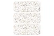 3x Ardor Dri Stone 28cm Sink Mat Home Kitchen Organiser Rack Rectangle Terrazzo