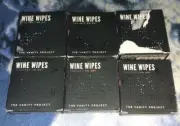 Wine Wipes The Vanity Project Compact Case Of 15 Wipes (Pack Of 6)