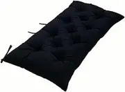 Garden Deck Chair Cushion 2 3 4 Seater Soft Outdoor Waterproof Patio Lounger Bench Swing Hammock Pad with Backrest