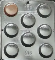 Large Peanut Butter Cup Chocolate Candy Mold Candy Making 105 NEW