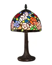 Dale Tiffany Carnation Accent Table Lamp