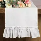 Farmhouse Table Runner Thanksgiving Table Runner White Table Runner 12x108 In...