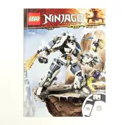 New LEGO® NINJAGO Zane's Titan Mech Battle Set 71738 -Instructions ONLY