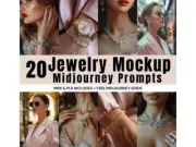 Midjourney Prompts Jewelry Mockup AI Prompts Faceless Instagram