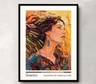 Demeter Greek Goddess Art Poster, Mythology Wall Decor