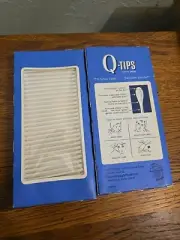 Vintage 1970s Box Dual Boxes of Q-Tips Stick Cotton Swabs Full 408 Units 2 Pack