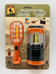 LED Collapsible Mini Lantern 600 Lumens and Utility Light 200 Lumens 2 Pack