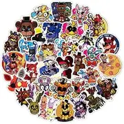 100 Packs Games Stickers Water Bottles Laptop Phone Motorcycle Computer Guitar Skateboard Hydroflasks FNAF Vinyl Sticker Waterproof Aesthetic Trendy Decals for Teens Girls Adults