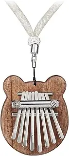 8 Keys Kalimba Mini Thumb Piano Finger Mahogany Percussion Pocket Musical