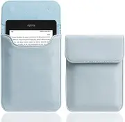 WALNEW Sleeve Case for 7" Kindle Paperwhite and Kindle Colorsoft Signature Edition (2024 Released), Protective Pouch Bag Case Cover for 6.8-inch All-New Kindle Paperwhite 11th Generation 2021(Blue)