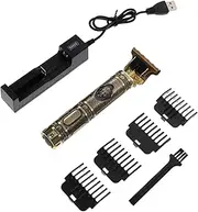 OFFIGAM 1set Retro Style Rechargeable Hair Clipper for Men Quiet Performance Hair Trimmer Combs for Versatile Grooming Needs for Home Use and Professional Barbers