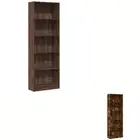 Bookshelf Engineered Wood Bookcase Storage Rack Multi Colours/Sizes vidaXL