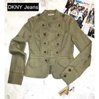 在飛比找蝦皮購物優惠-美國 【DKNY Jeans】正品女個性軍風窄版外套
