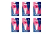 6x Vaseline Lip Therapy 10g Moisturising Balm Tube For Chapped Dry Lips Tinted