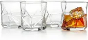 Bormioli Rocco Cassiopea Rocks Set of 4, Clear