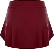 [TiaoBug] Ballet Skirt Women Side Slit Dance Wrap Pull-On Elastic Waist Dance Skirts for Adult Ballerina