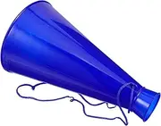 Garneck Cheer Megaphone Portable Plastic Party Horn Noise Maker for Sports Events Concerts and Celebrations Lightweight and Reusable Cheerleading Prop in Blue