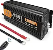3200W 4000W 5000W 6000W 8000W 9000W 12000W 15000W Pure Sine Wave Inverter Power Inverters 12V/24V to AC 220V High Efficient Power Inverter for Truck,Boat,Camping,Household,Van /4292