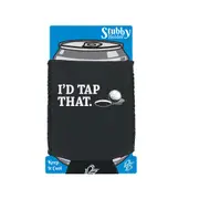 Golf Oob Id Tap That - Funny Novelty Stubby Holder With Base