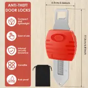 Portable Door Lock Easy to Carry Travel Door Lock Tough Security Door nuBIe