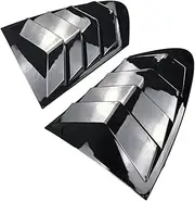 Car Styling Rear Window Louvers Compatible for BMW F10 525i 530d 530i 545i M550i 550d M5 2010-2016 Rear Triangle Shade Spoiler Bodykits